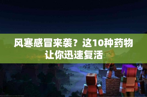 风寒感冒来袭？这10种药物让你迅速复活