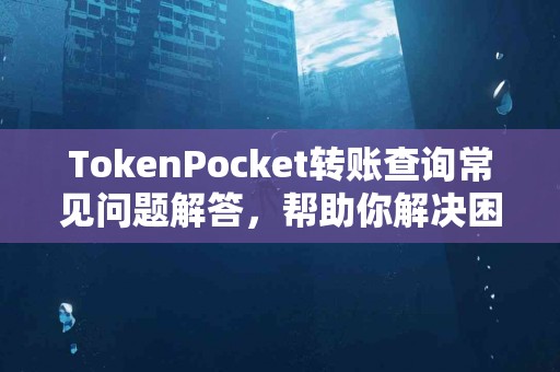 TokenPocket转账查询常见问题解答，帮助你解决困惑