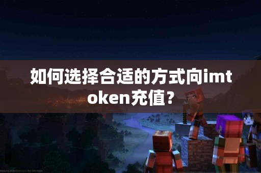 如何选择合适的方式向imtoken充值？