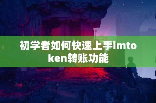 初学者如何快速上手imtoken转账功能