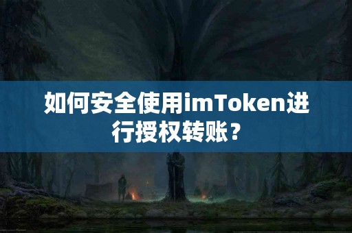 如何安全使用imToken进行授权转账？