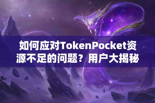 如何应对TokenPocket资源不足的问题？用户大揭秘