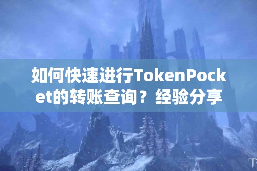 如何快速进行TokenPocket的转账查询？经验分享
