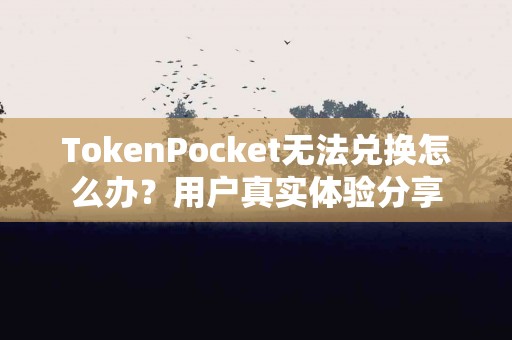 TokenPocket无法兑换怎么办？用户真实体验分享