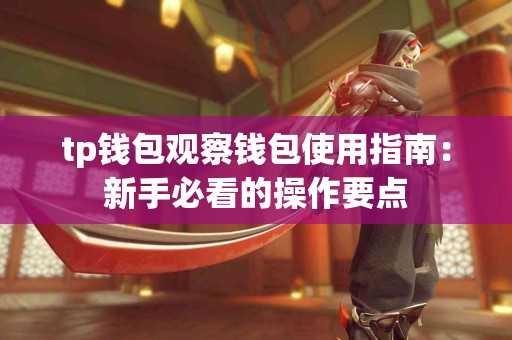 tp钱包观察钱包使用指南：新手必看的操作要点