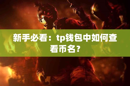 新手必看：tp钱包中如何查看币名？