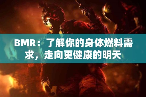 BMR：了解你的身体燃料需求，走向更健康的明天